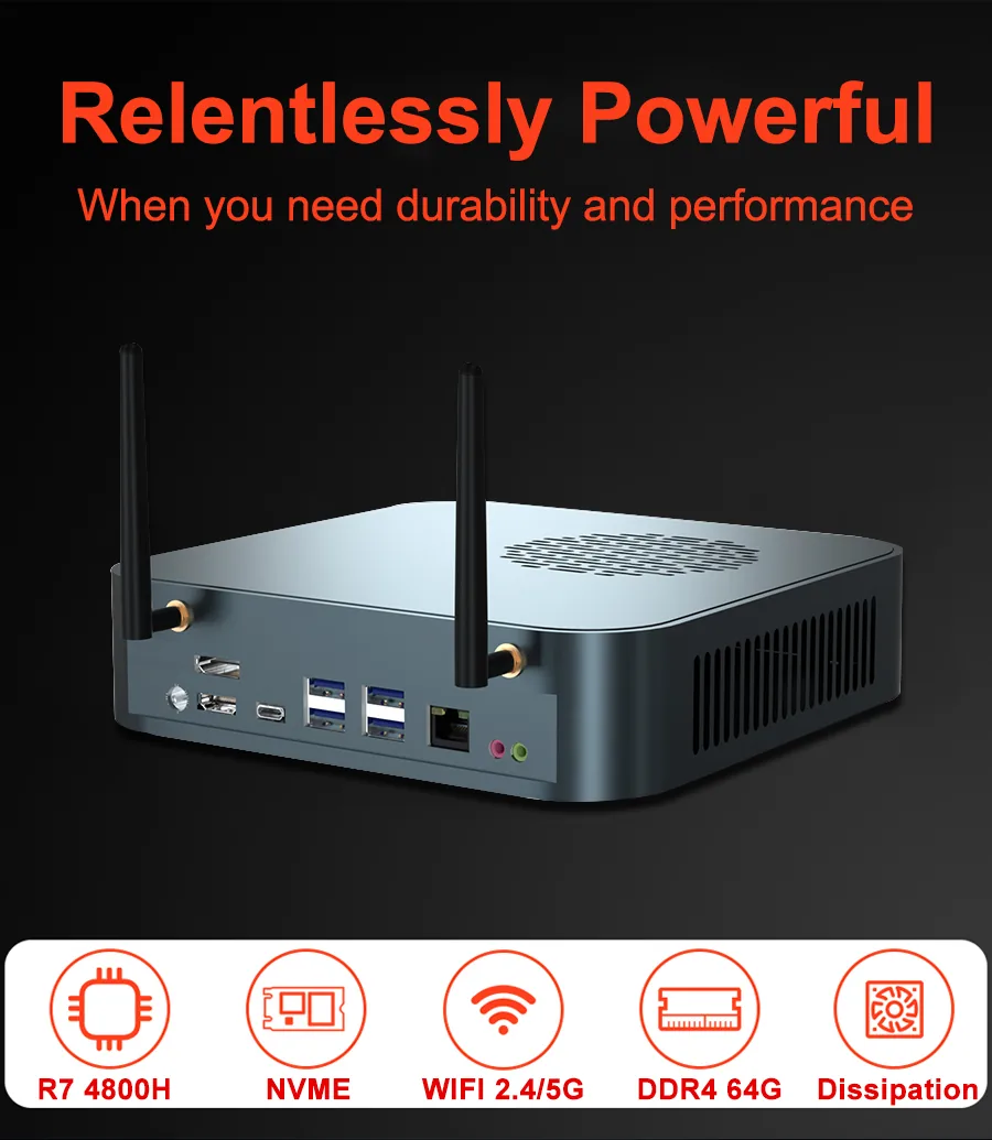 A2 AMD Ryzen 7 Mini PC detail section