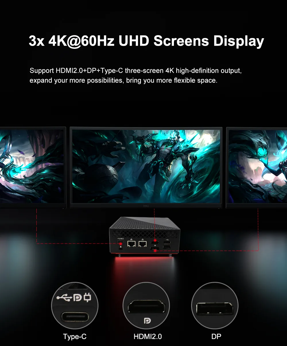 A4 AMD Ryzen 5 Mini PC detail section