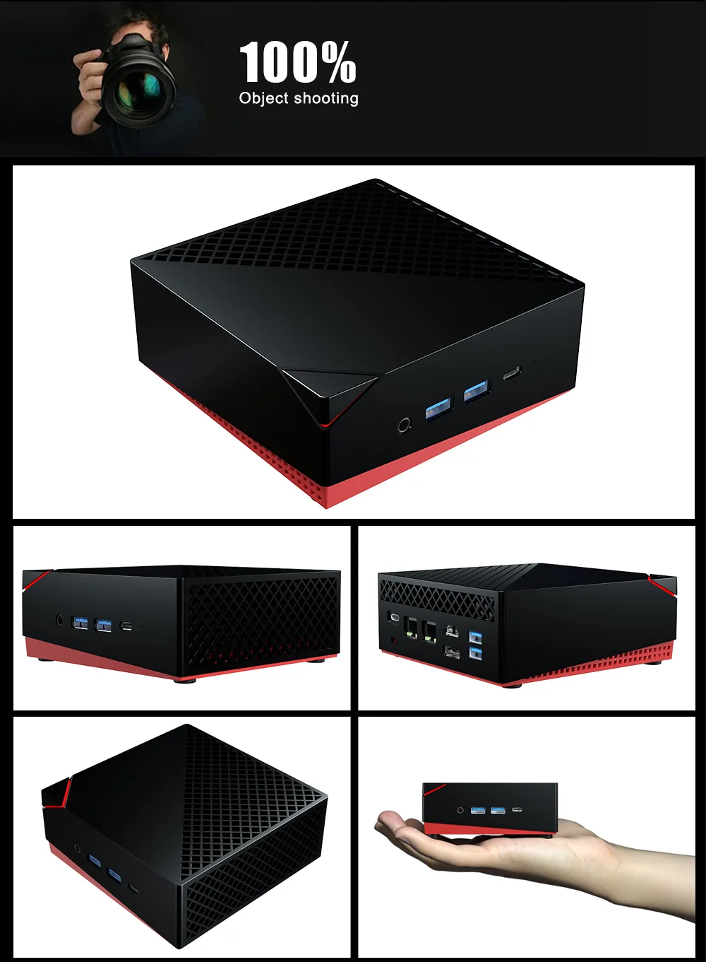 A4 AMD Ryzen 5 Mini PC detail section