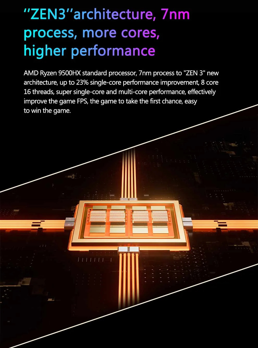 A5 Ryzen 9 RGB Gaming Mini PC detail section