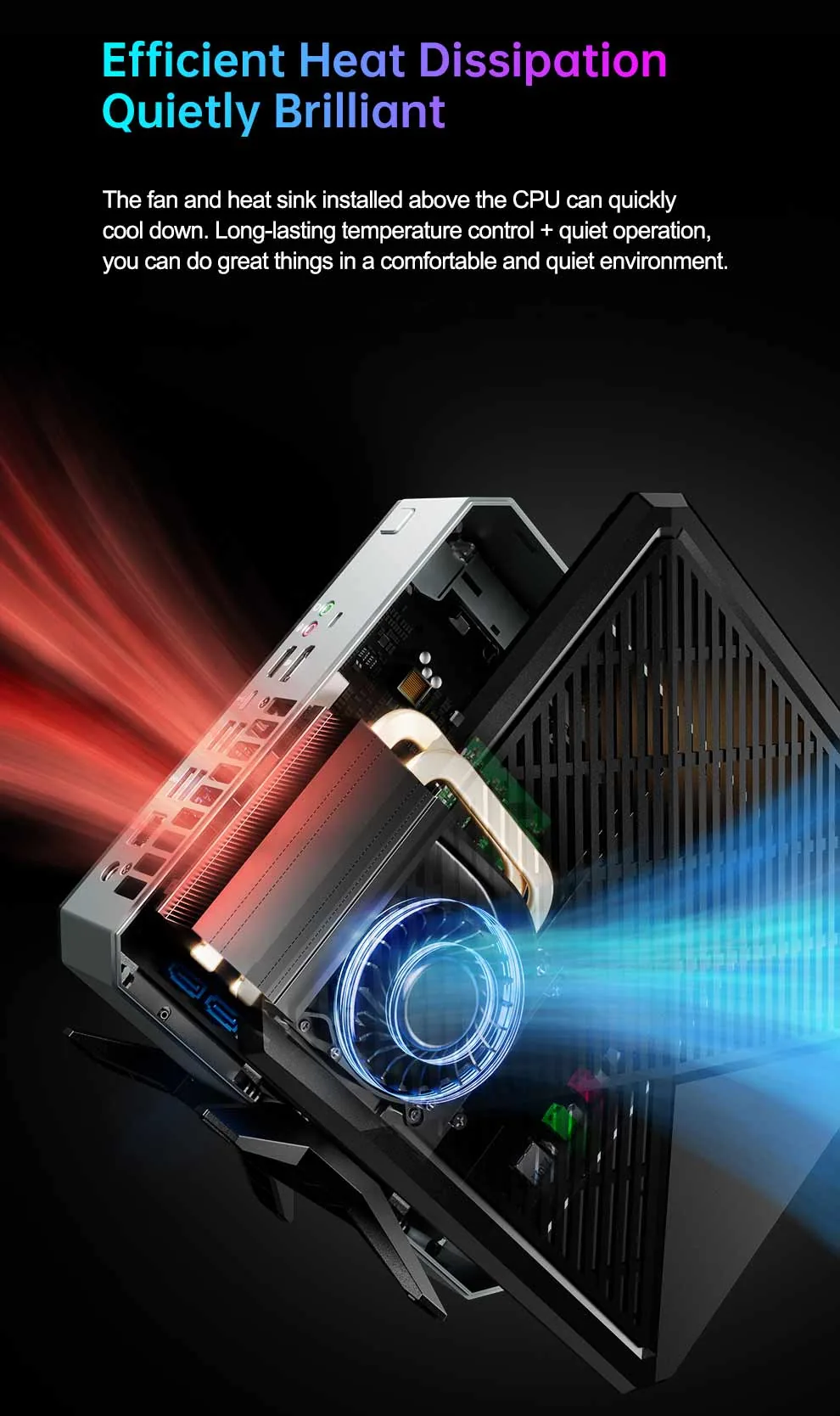 A5 Ryzen 9 RGB Gaming Mini PC detail section