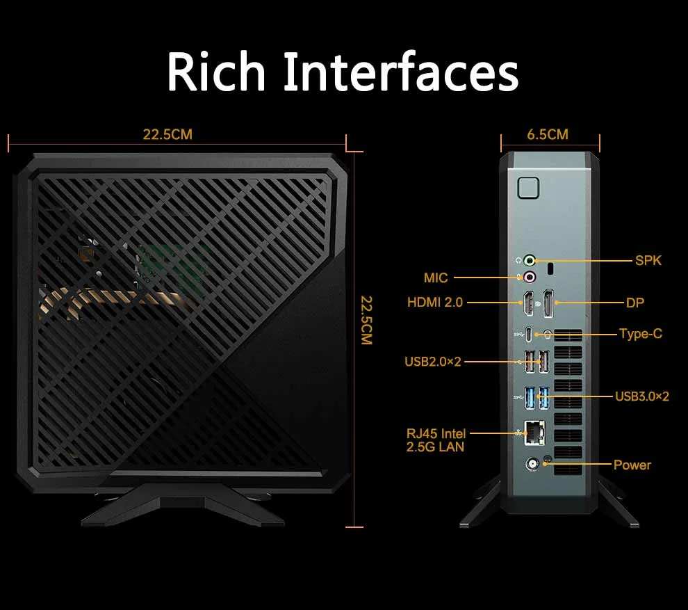 A5 Ryzen 9 RGB Gaming Mini PC detail section
