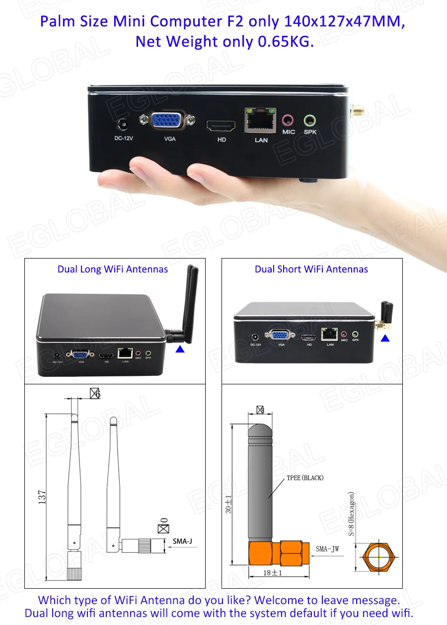 F2 Flexible Office Mini PC detail section