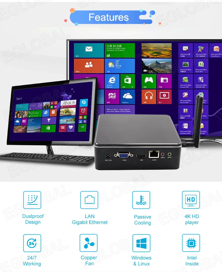 F2 Flexible Office Mini PC detail section