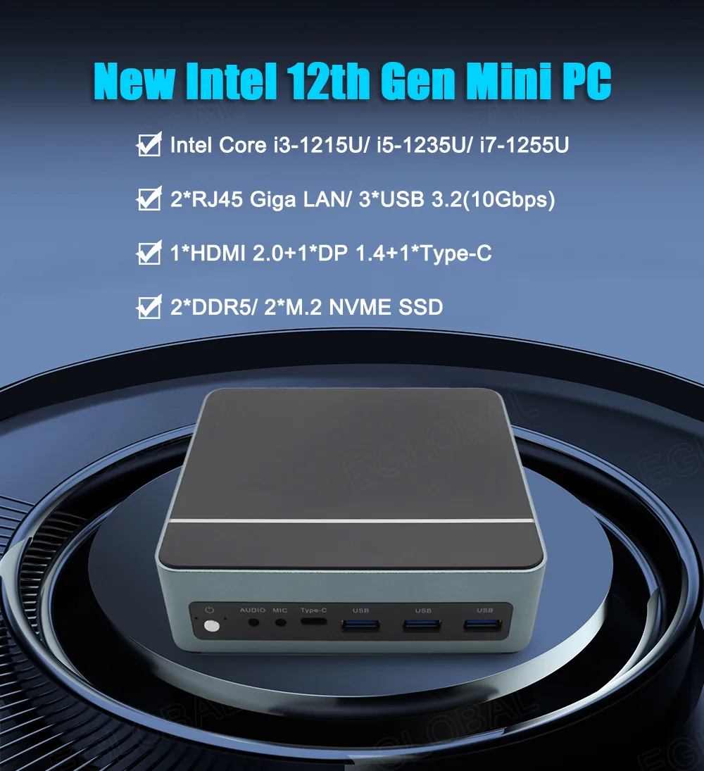 F3 DDR5 Triple-Display Mini PC detail section