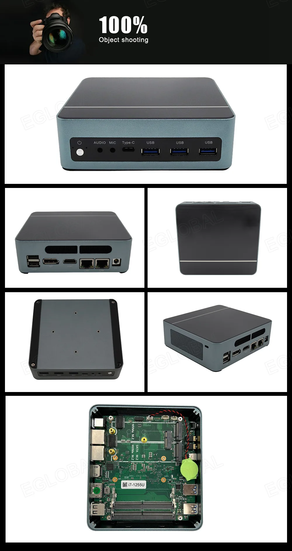 F3 DDR5 Triple-Display Mini PC detail section
