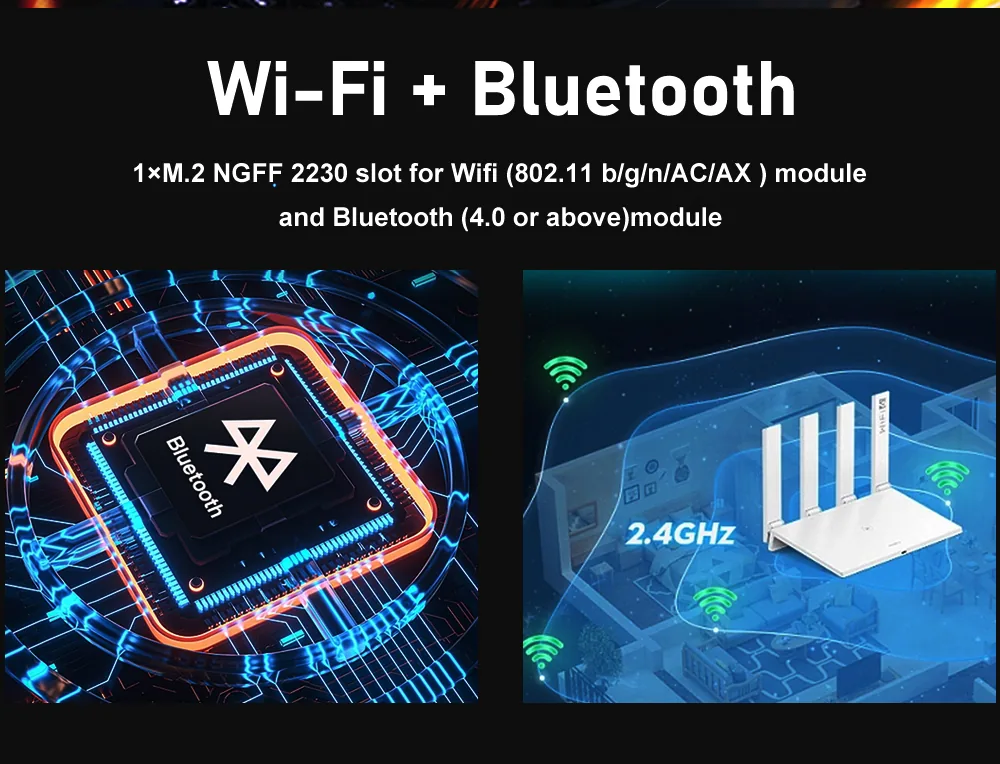 F9 Quad-Display 2.5G Mini PC detail section