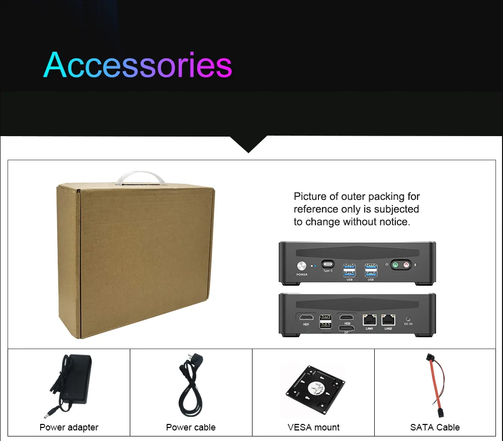 F9 Quad-Display 2.5G Mini PC detail section