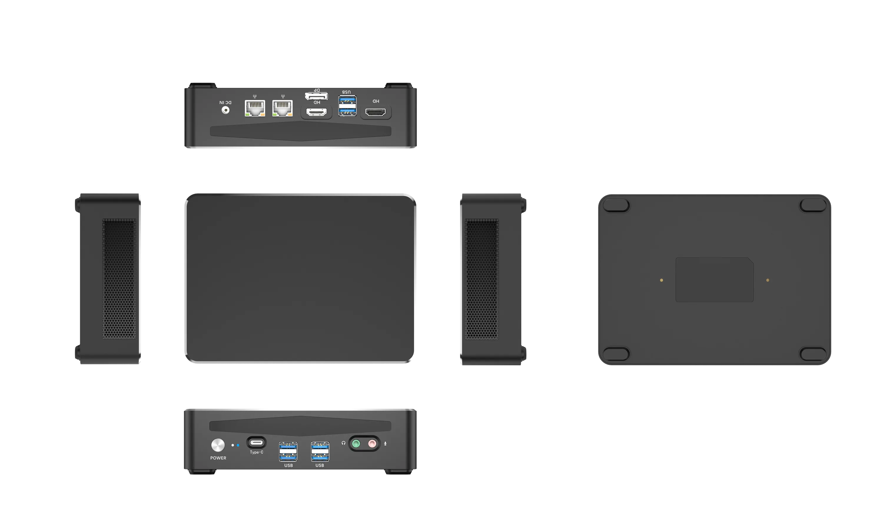 F9 Quad-Display 2.5G Mini PC product view