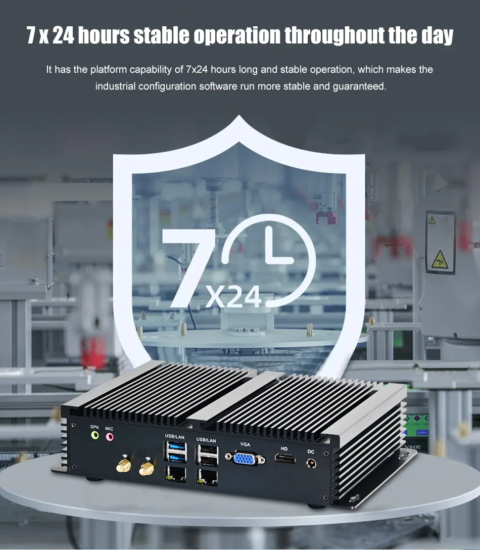 G10 Fanless Industrial Mini PC detail section