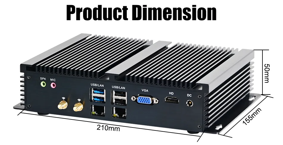 G10 Fanless Industrial Mini PC detail section