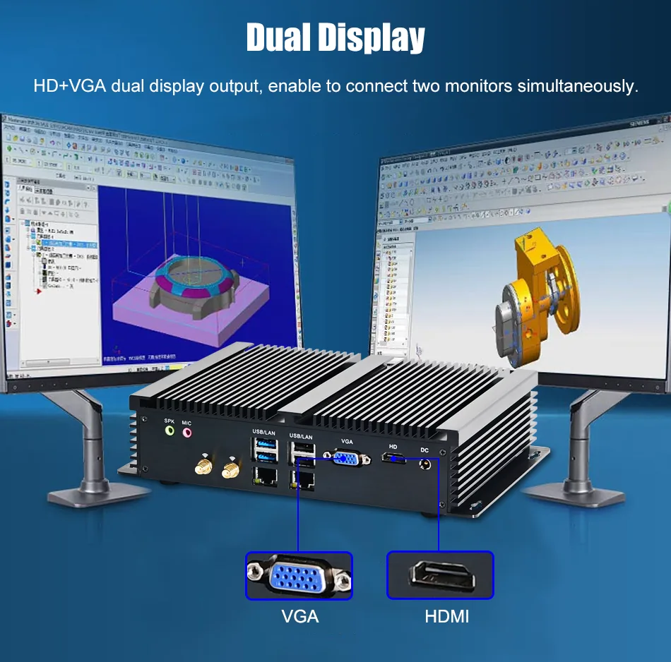 G10 Fanless Industrial Mini PC detail section