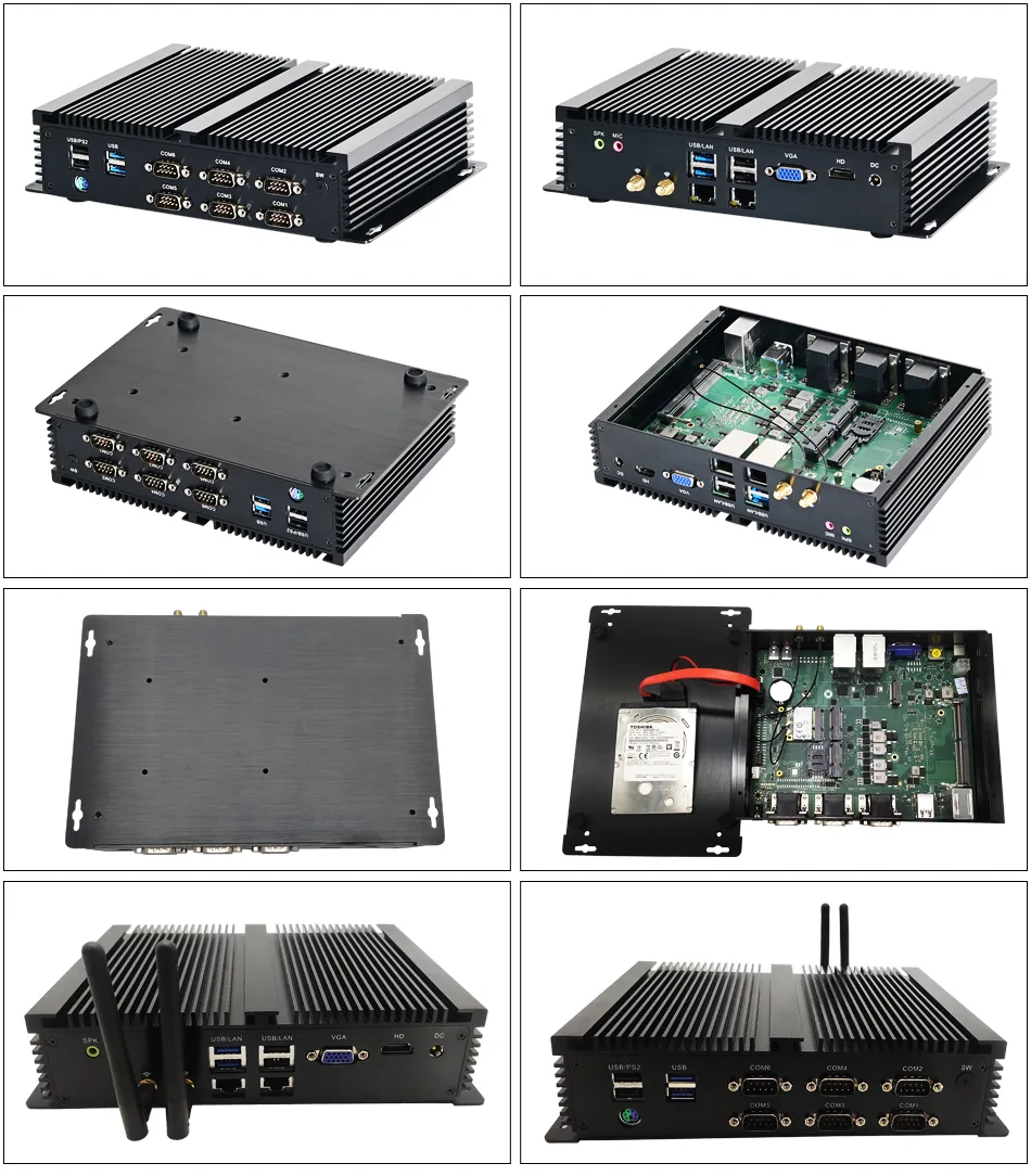 G10 Fanless Industrial Mini PC detail section
