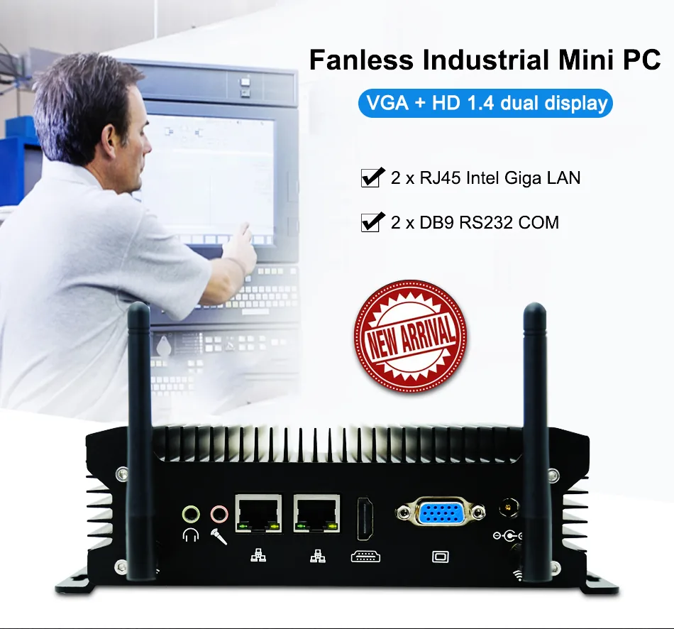 G12 Fanless Industrial Mini PC detail section