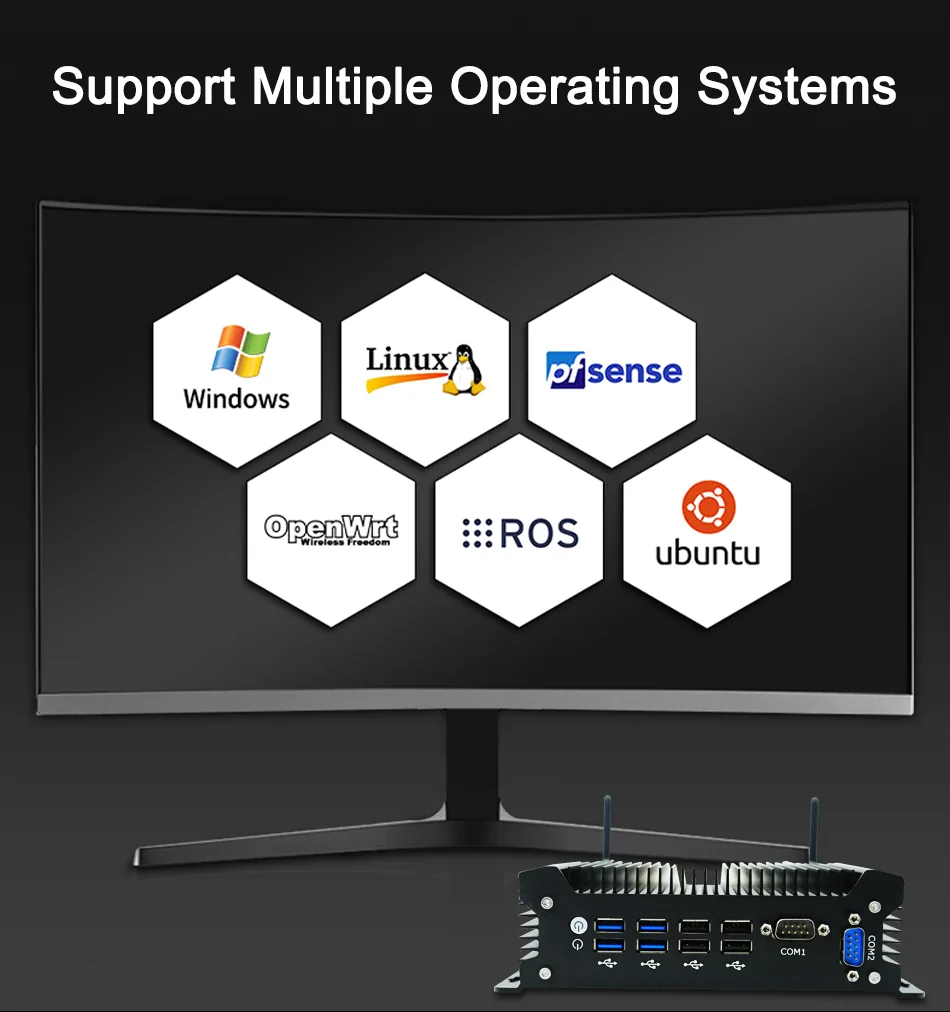 G12 Fanless Industrial Mini PC detail section