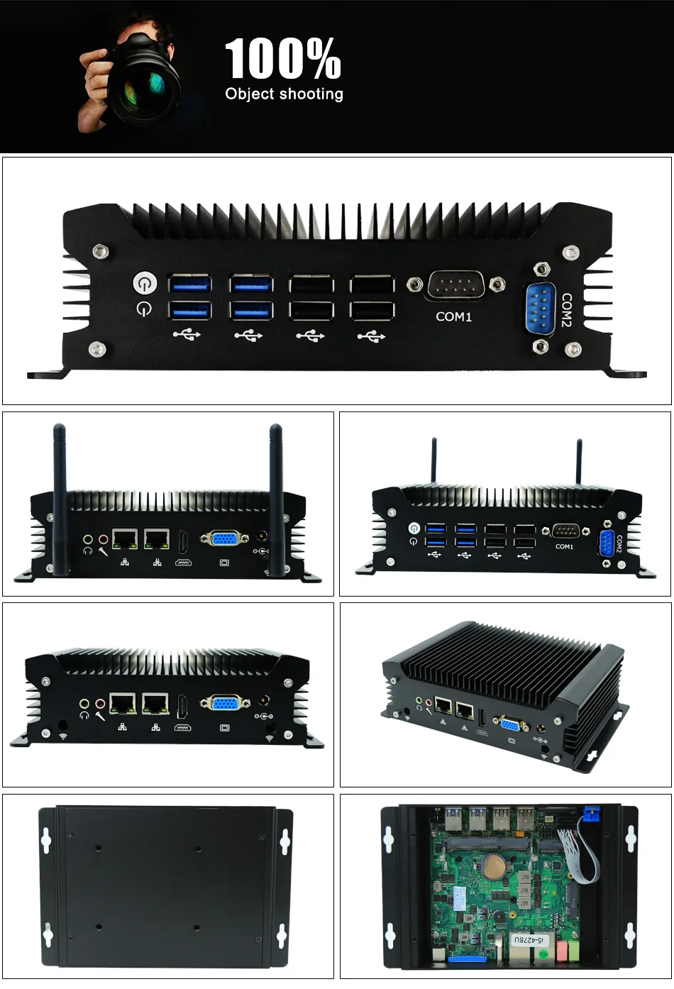 G12 Fanless Industrial Mini PC detail section