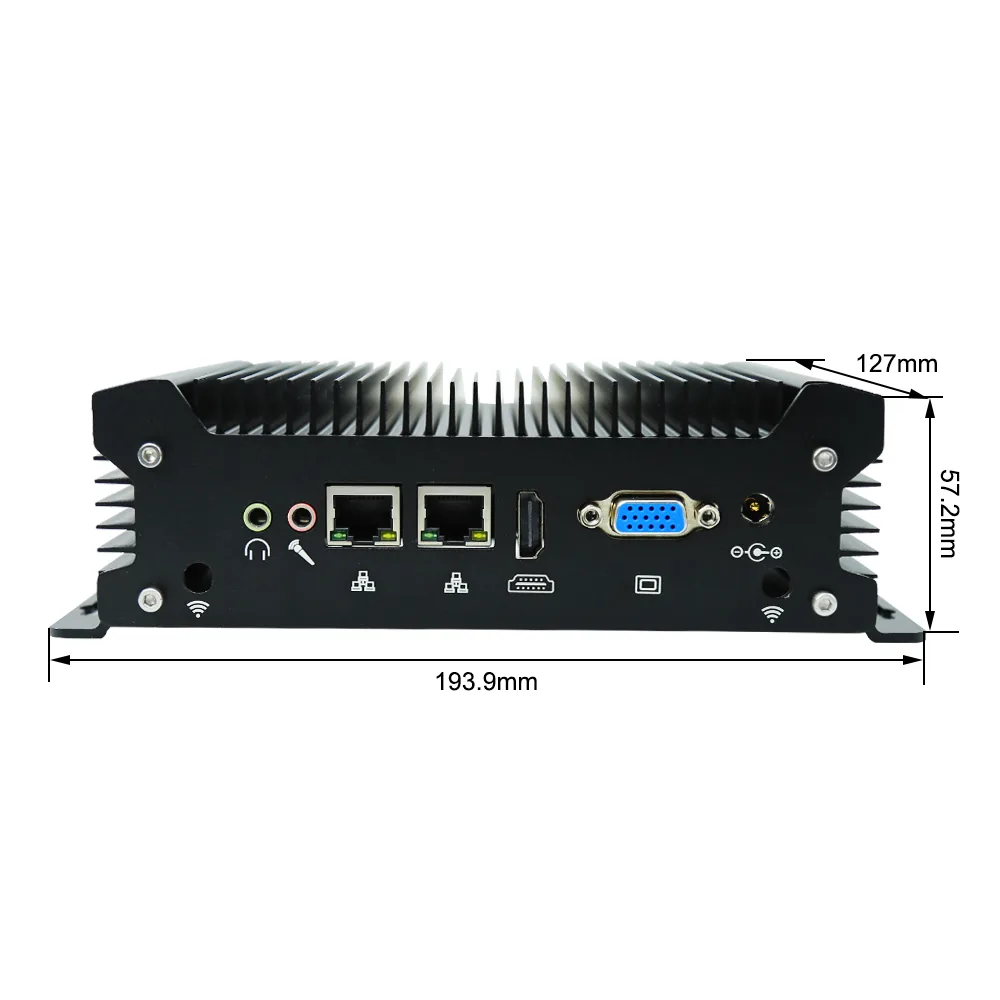 G12 Fanless Industrial Mini PC product view