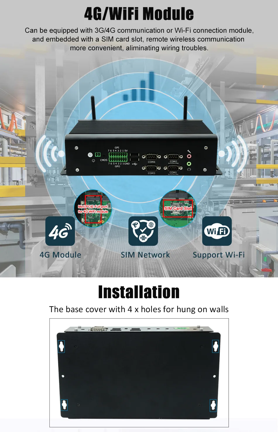 G13 High-I/O Industrial Mini PC detail section