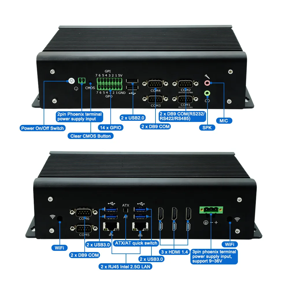 G13 High-I/O Industrial Mini PC product view