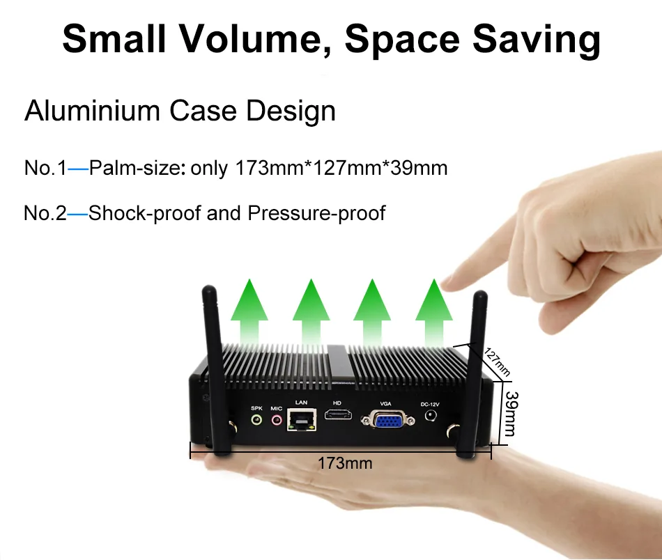 M3 Compact Commercial Mini PC detail section