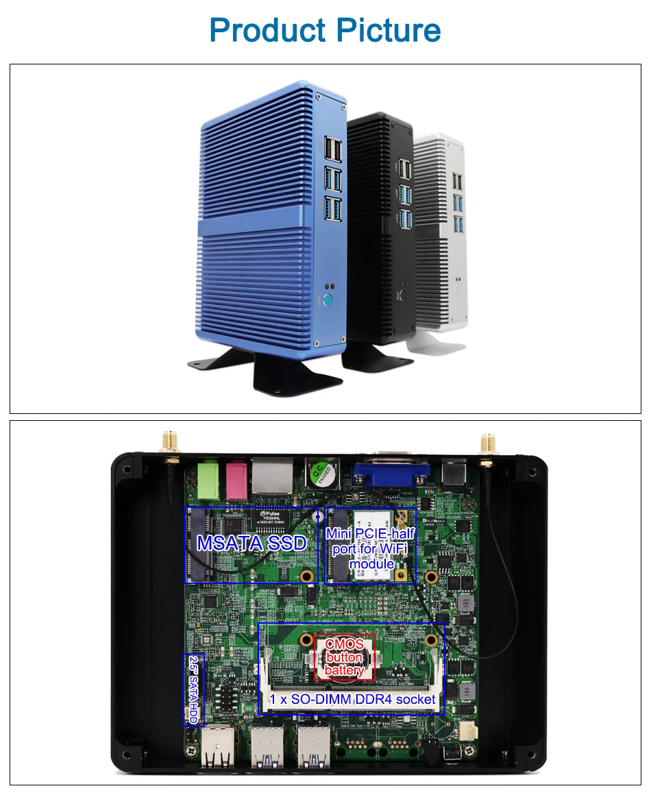 M3 Compact Commercial Mini PC detail section