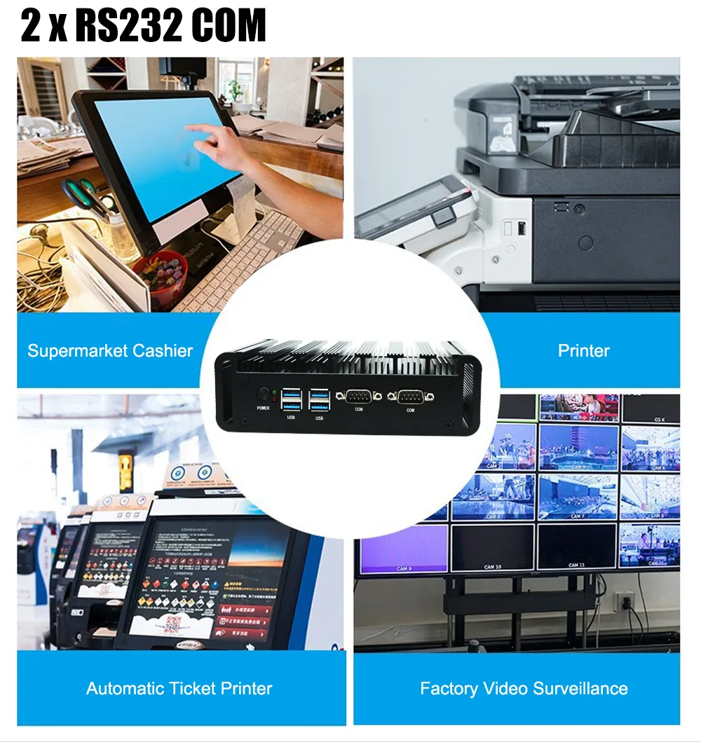 M8A Fanless Industrial Mini PC detail section