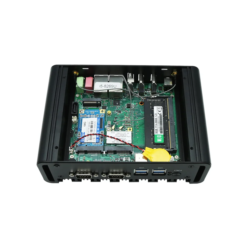M8A Fanless Industrial Mini PC product view