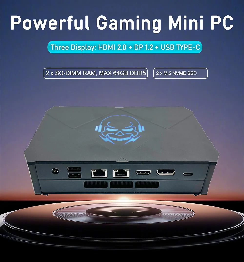 VX2 AMD 2.5G Mini PC detail section