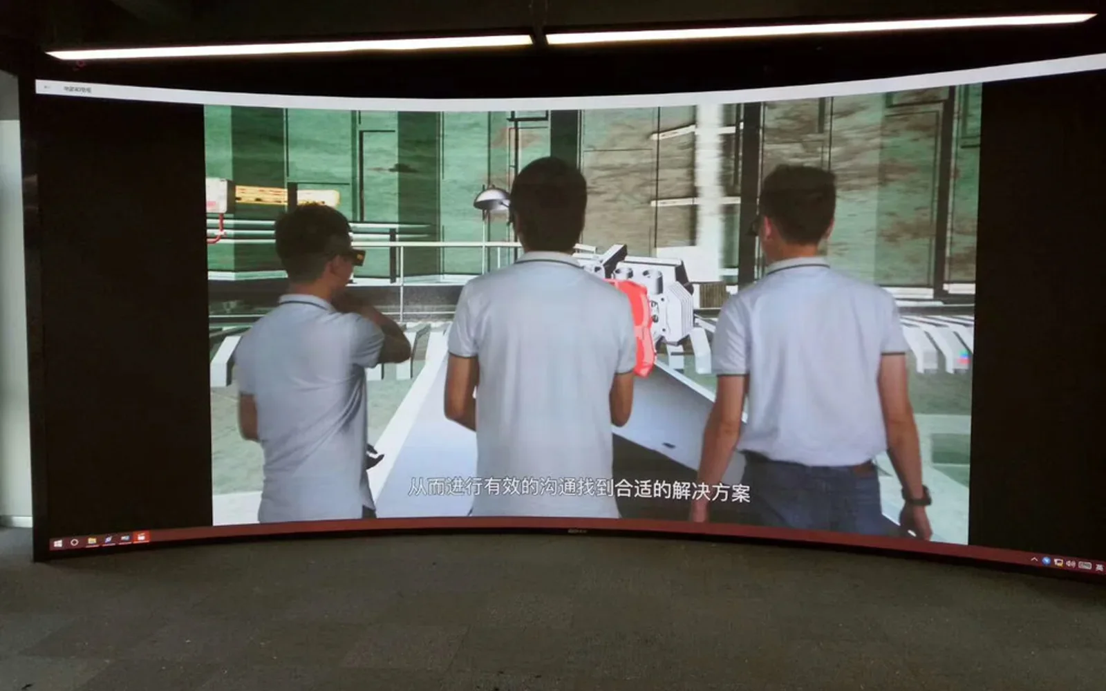 LED display production and testing